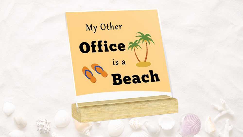 Beach Acrylic Sign Gift Ideas for Beach Lovers