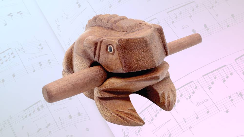 Frog Guiro Rasp