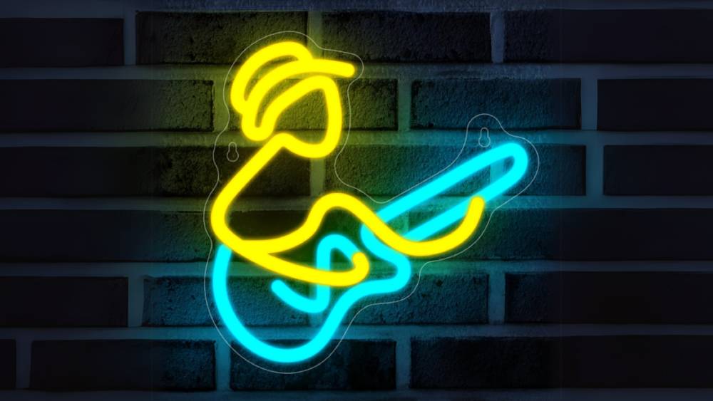 Guitar Neon Sign