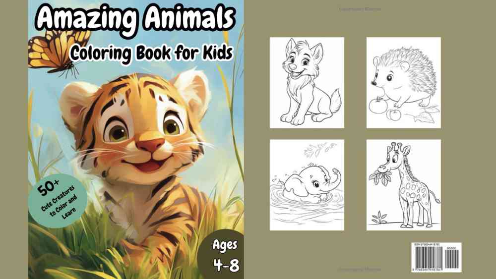 Amazing animals Coloring book