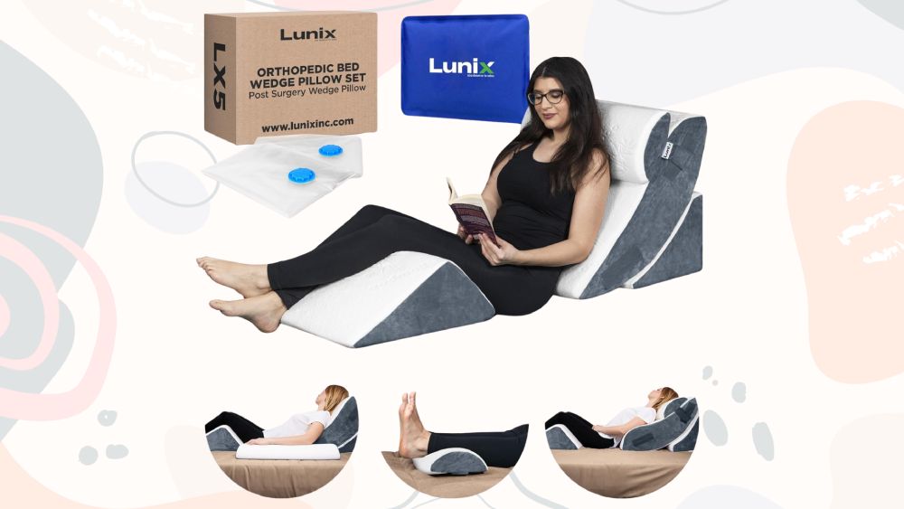 Orthopedic Bed Wedge Pillow Set