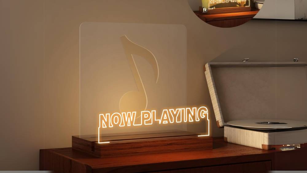 Now Playing Vinyl Stand