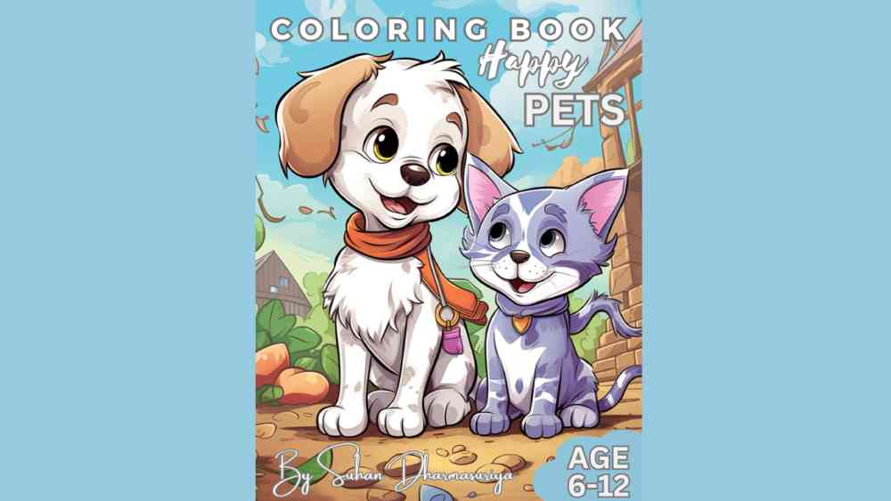 Happy Pets Coloring Book