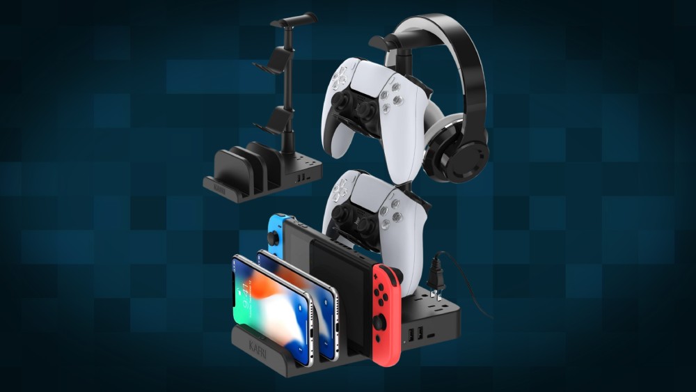 Stand with USB A&C Charger
