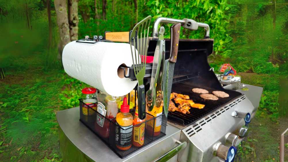 For grilling essentials organized