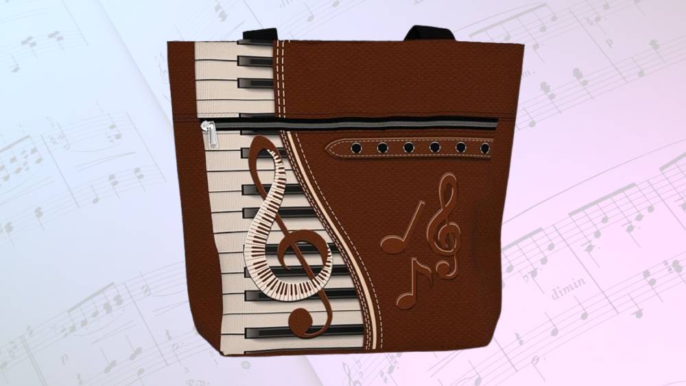 Spacious Note Tote Bag