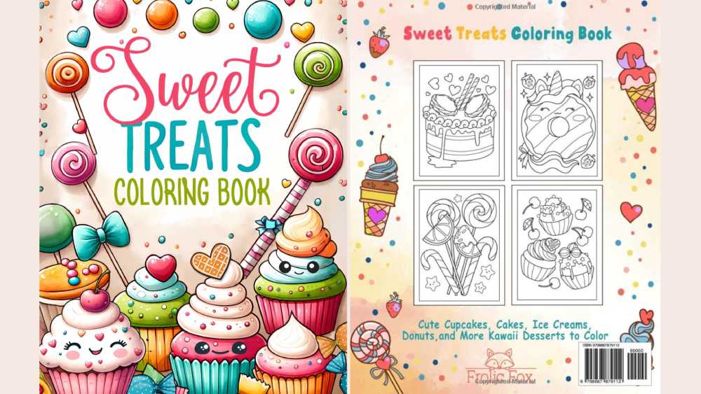 Sweet Treats Coloring Book