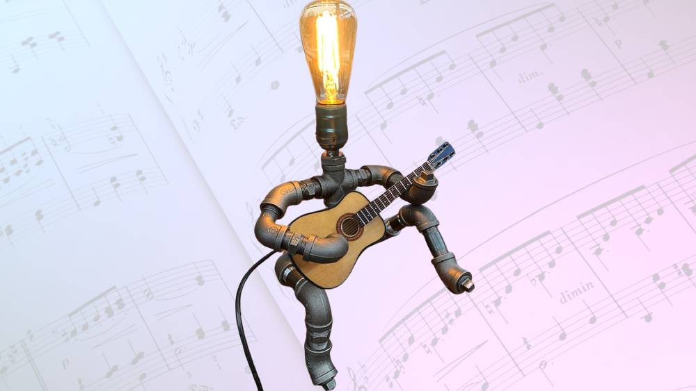 Music Guitar Table Lamp