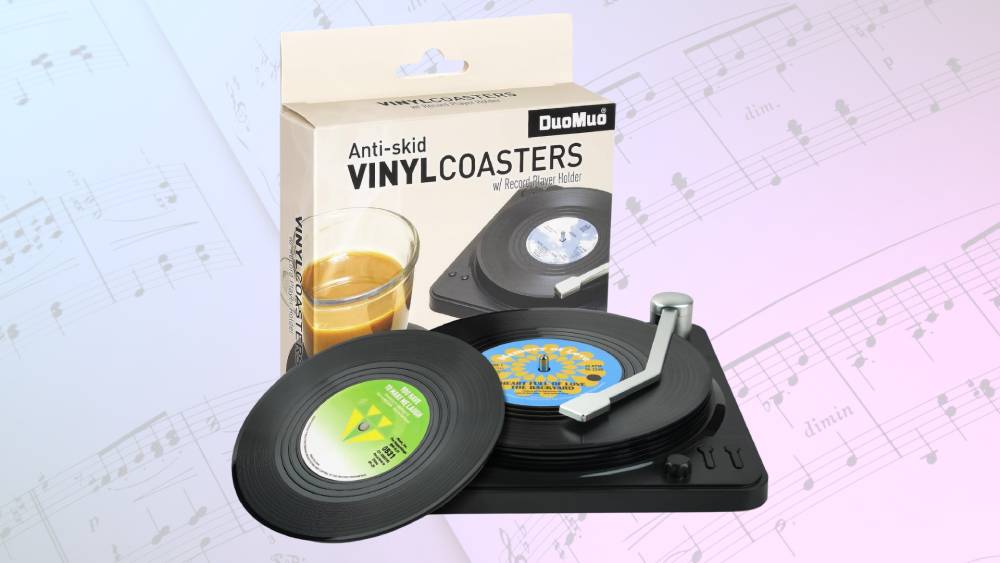 Retro Record Coasters
