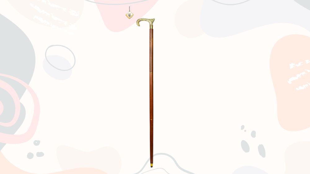 Antique Brass & Wood Cane