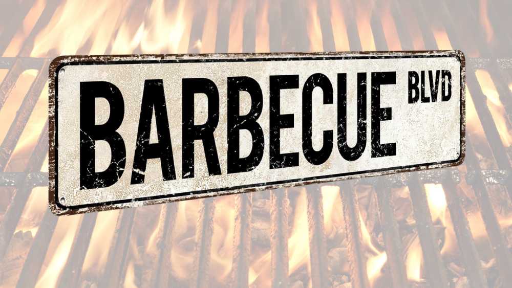 Barbecue Blvd Street Sign