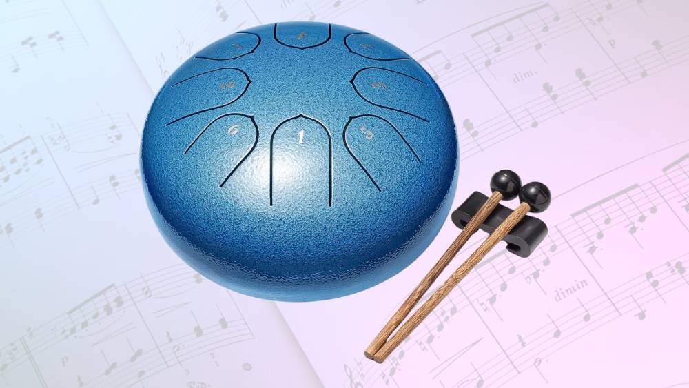 8-note metal hand drum
