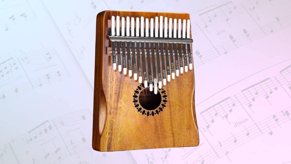 Crafted 17-key wooden instrument