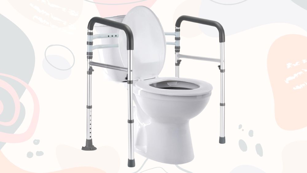 Toilet safety rails