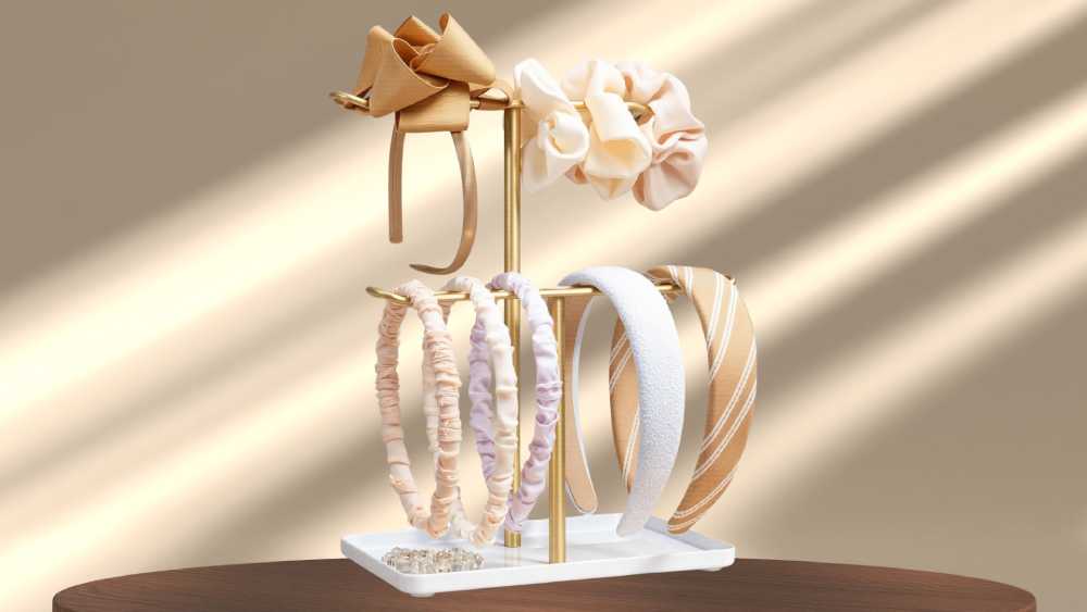 Headband and scrunchie organizer