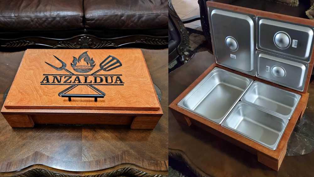 Customized BBQ Warmer Box
