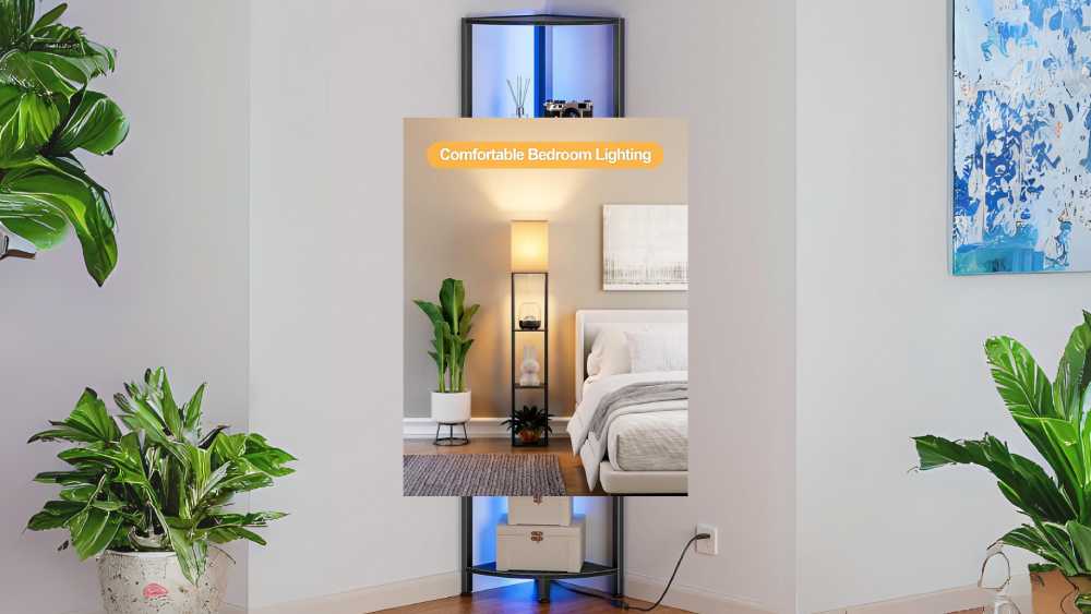 Shelf with LED Light