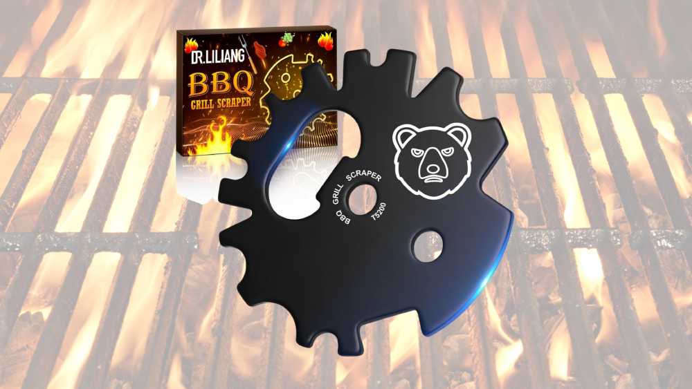 Black Grill Scraper