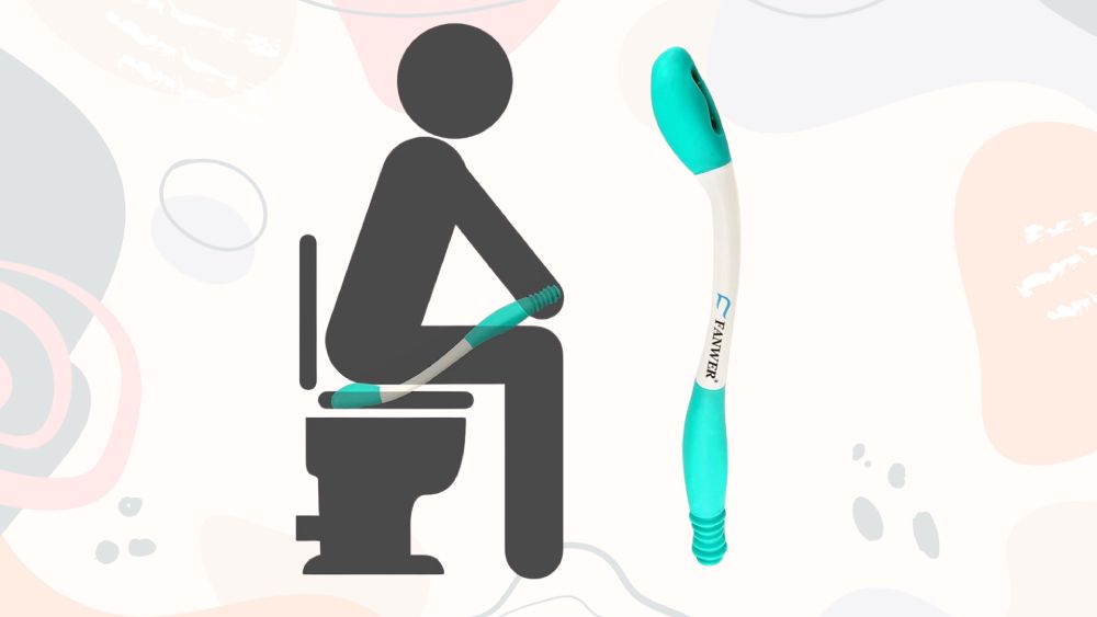 Long-reach comfort wipe