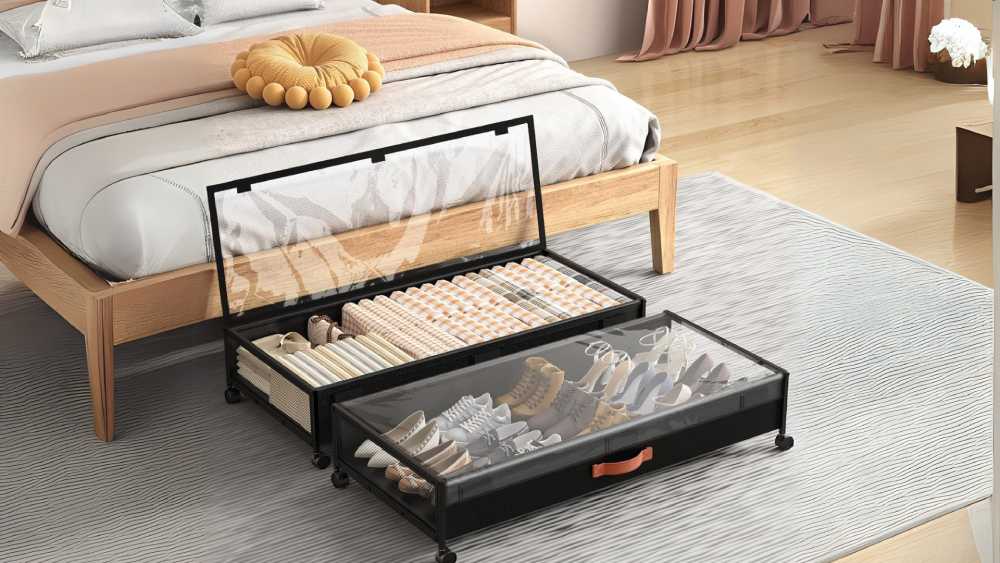 Bed Storage Containers with Wheels