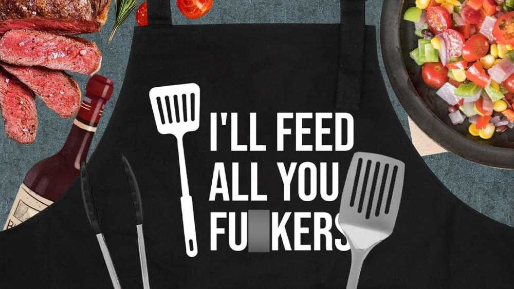 Cooking Aprons with hilarious print