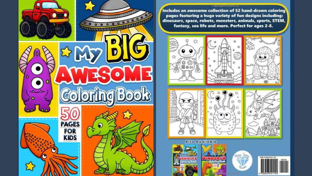 Mix characters Coloring book