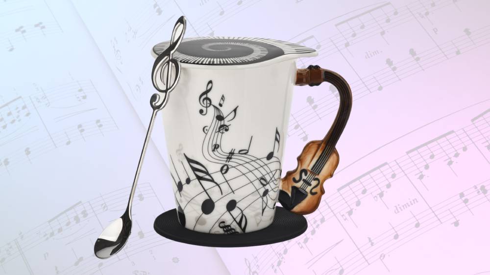 Violin Novelty Mug
