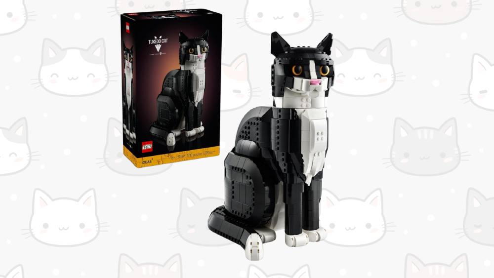 Tuxedo Cat building set