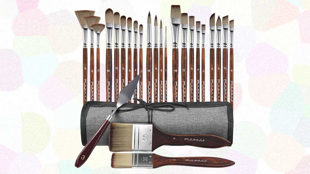 25pcs Paint Brush Set