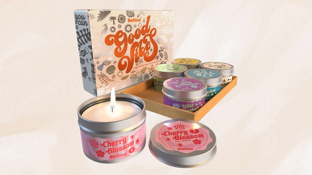 6 different Scented Candles Set