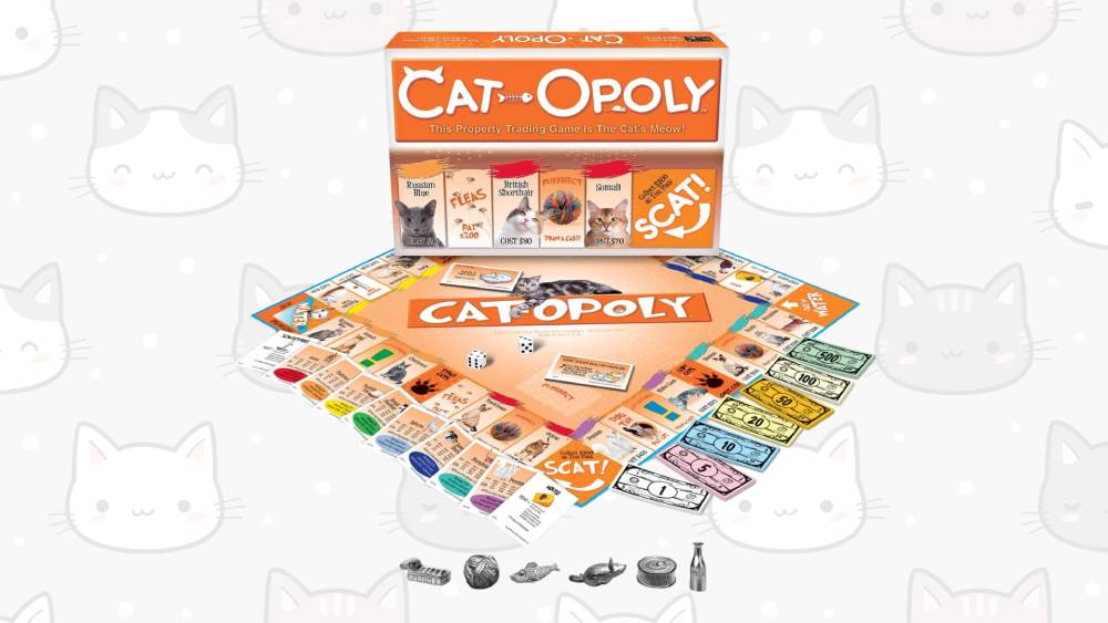 Cat-themed board game