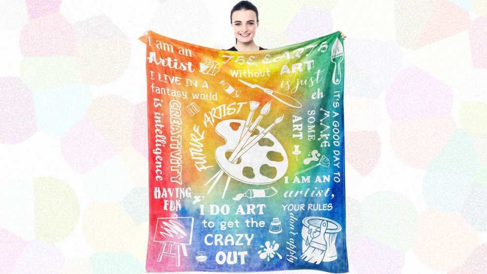 Artist Colorful Blanket