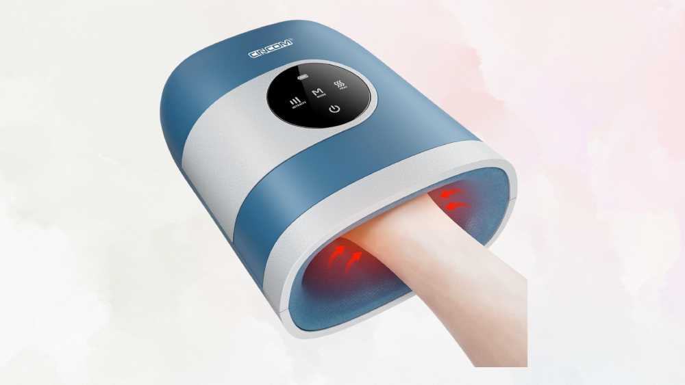 Upgraded cordless hand massager