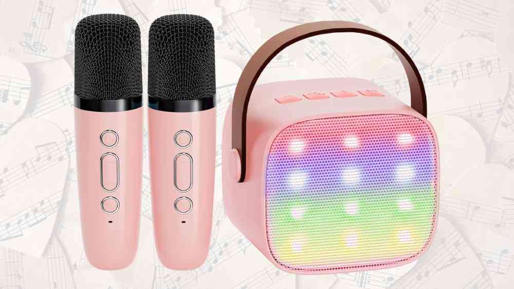 Pink Mini Karaoke Machine