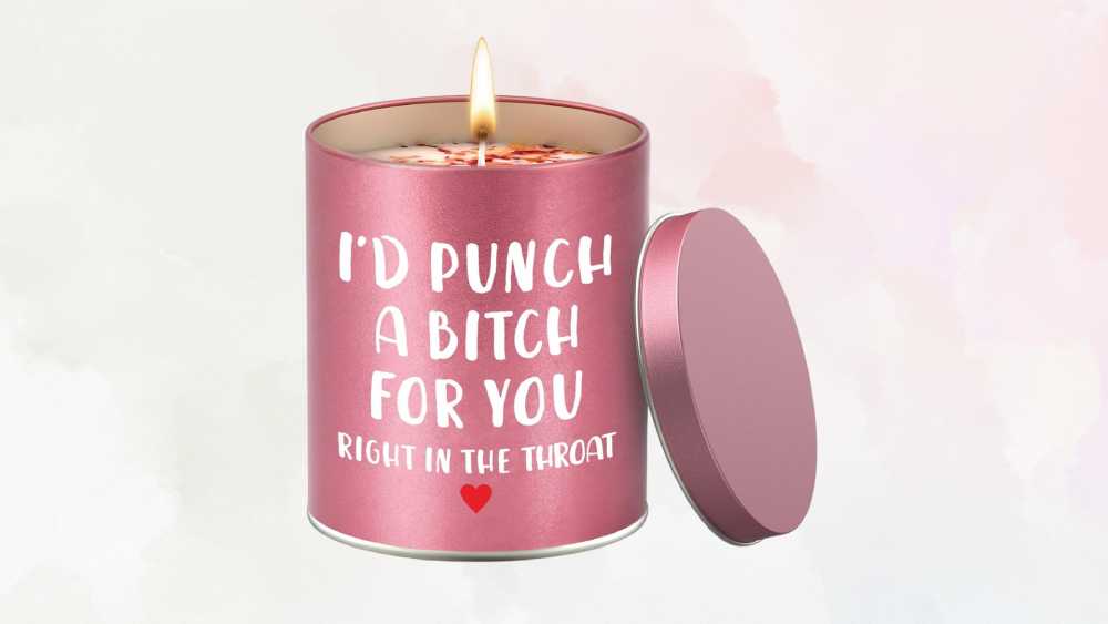Cute scented candle