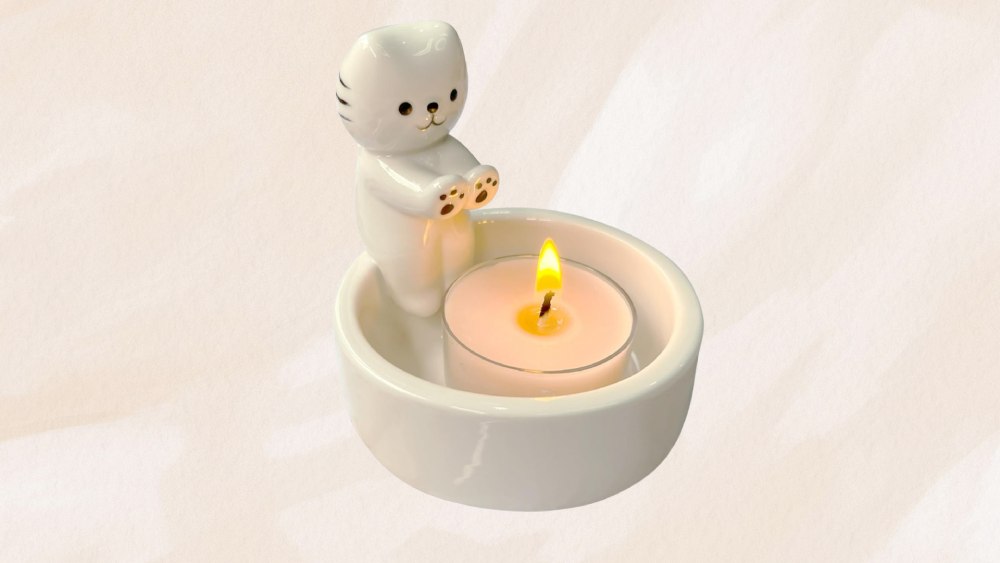 Cat Candle Holder