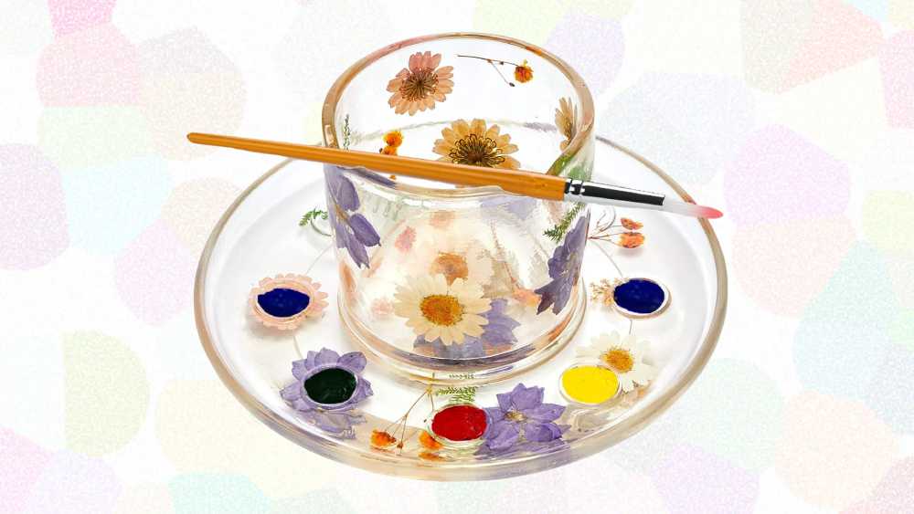 Painter's Cup & Palette Set