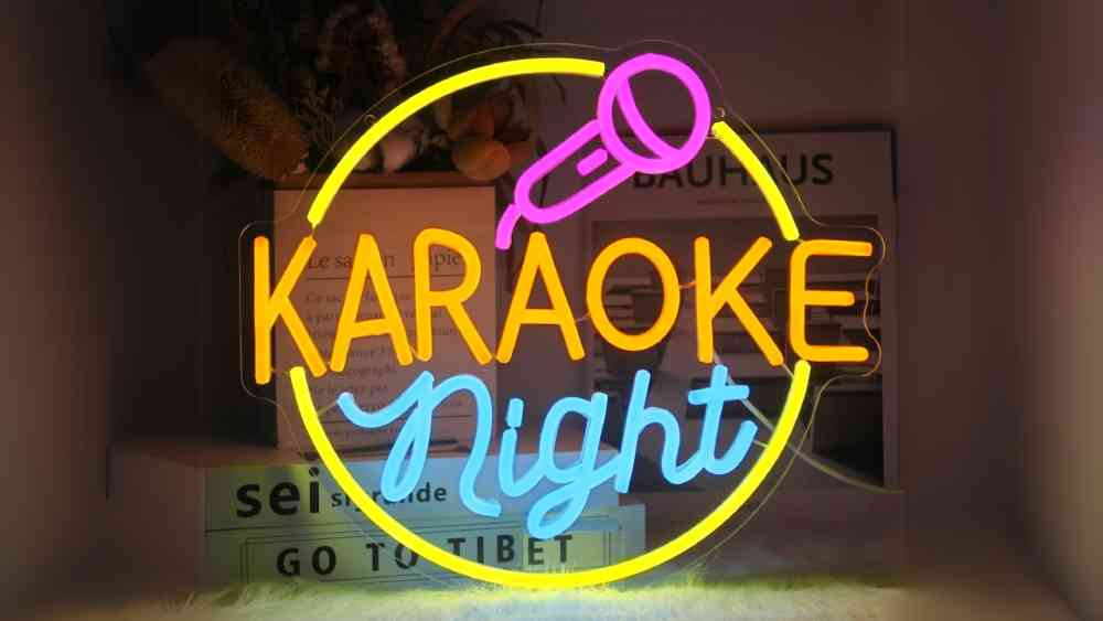 Karaoke Night Neon Sign Gift Ideas for the Karaoke Star