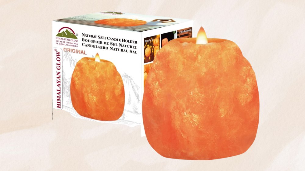 Hand-Carved Himalayan Salt Candle