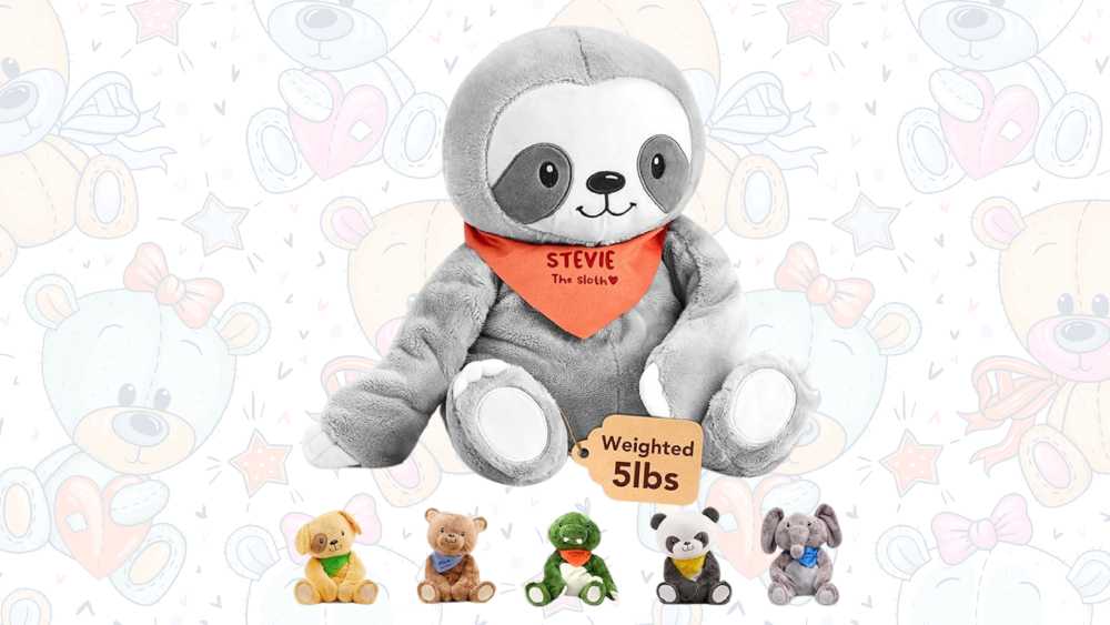 Calming weighted stuffed animal