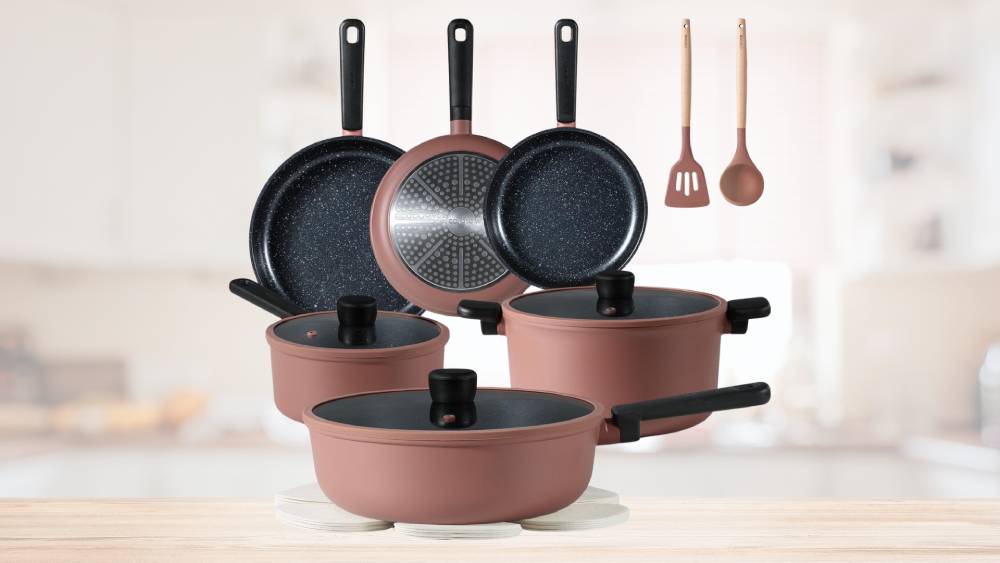 16-Piece Non-Stick Pots and Pans Set