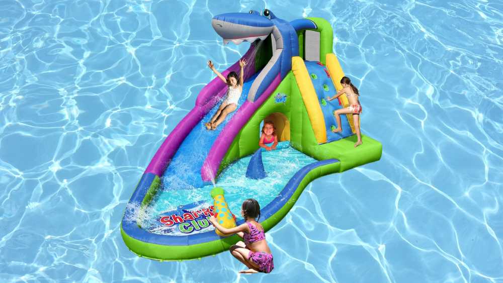 Inflatable Shark Water Slide