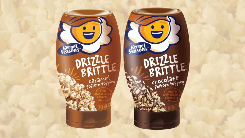 Flavored popcorn topping seasoning