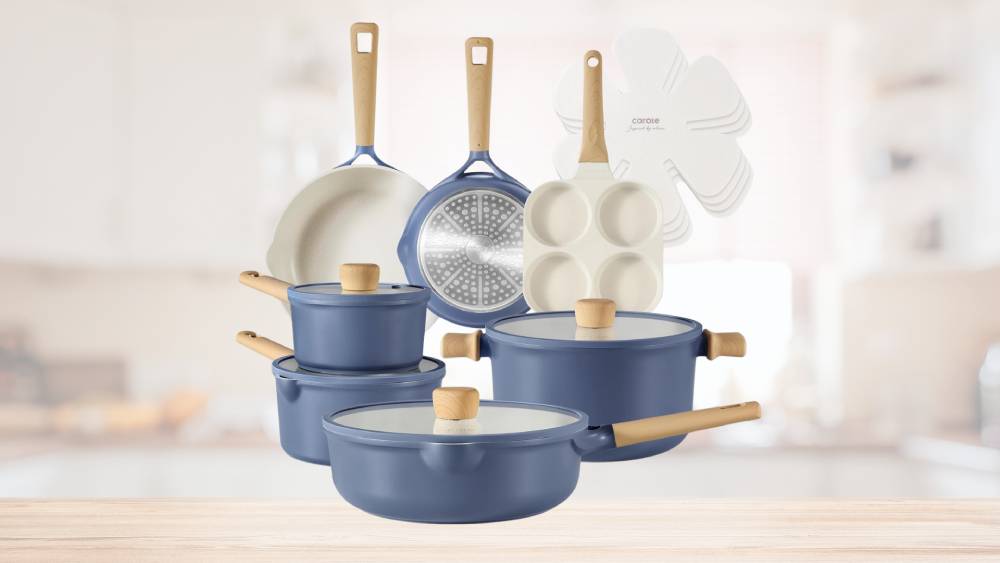 15-Piece Non-Stick Pots and Pans Set