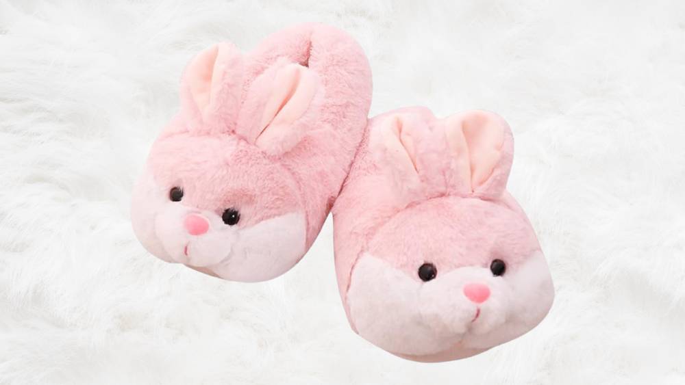 Cute pink Women's Bunny Slippers
