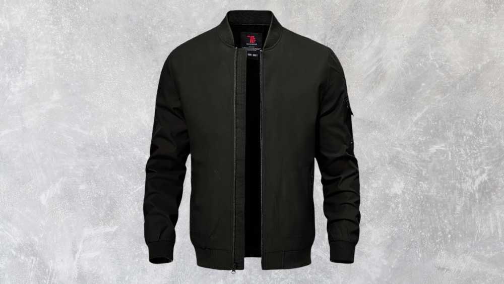 Casual lightweight bomber jacket