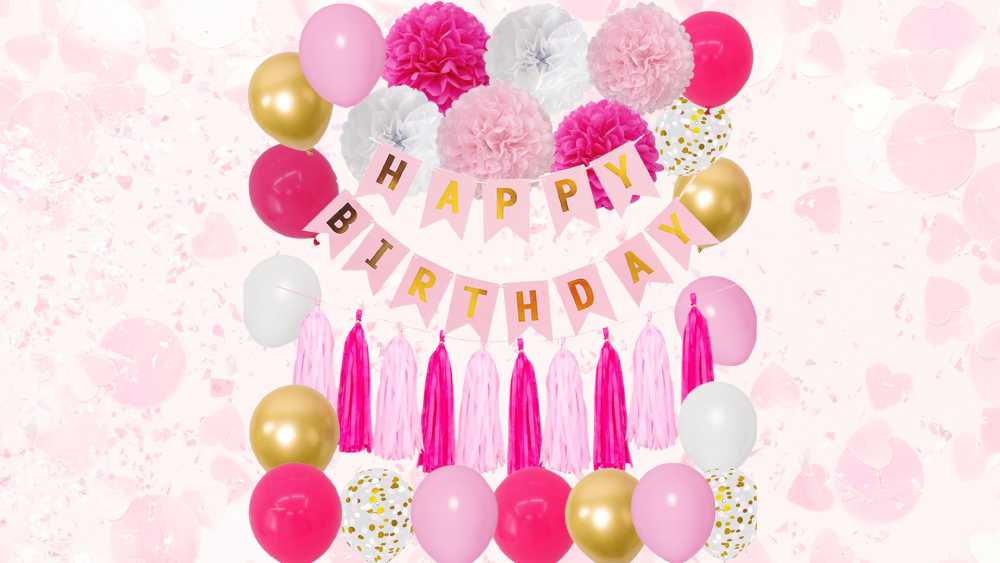 Hot Pink Birthday Party Decorations