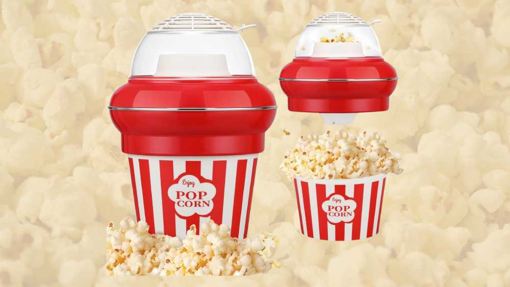 Commercial popcorn-making machine device
