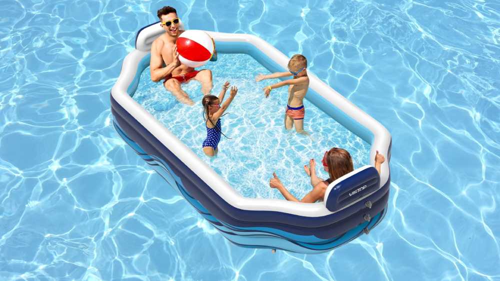 XL Inflatable Pool with seats