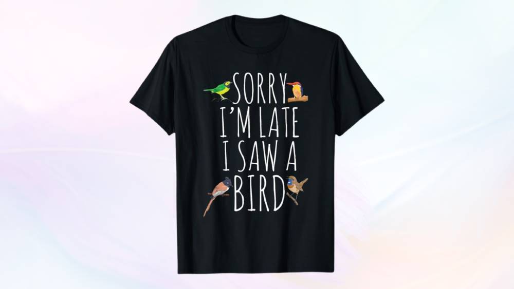 Playful and funny bird shirt